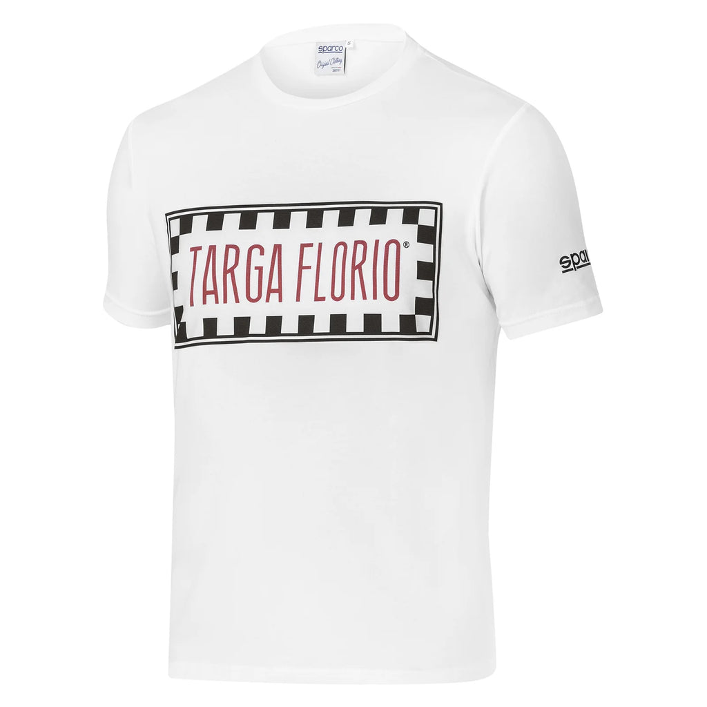 T-Shirt Targa Florio #T1 Blanc-Sparco Fashion