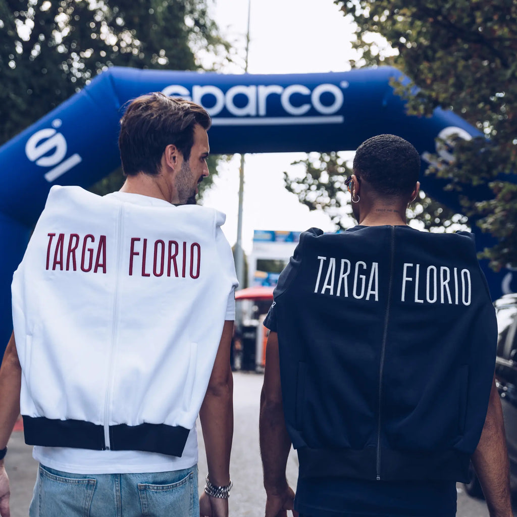 Sweat Zippé Targa Florio #F2 Bleu-Sparco Fashion