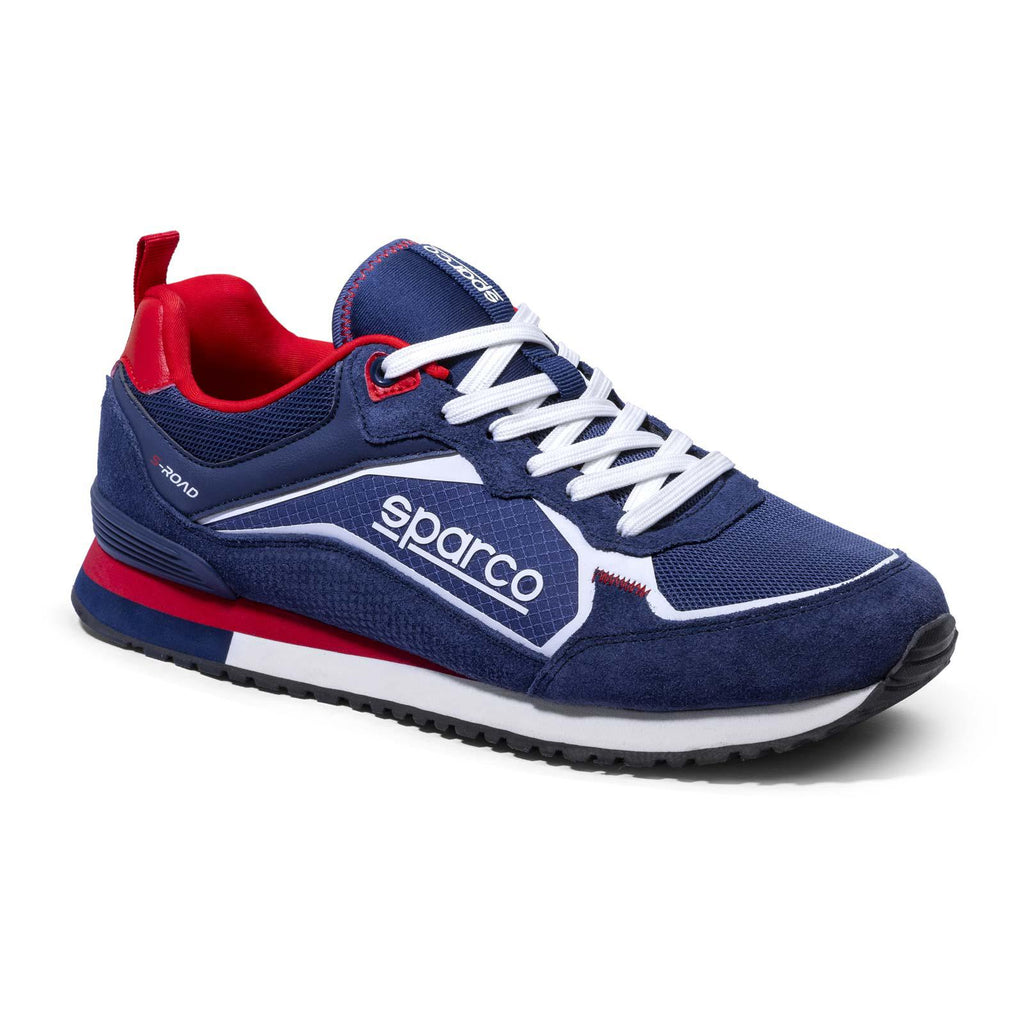 Précommande - Chaussures S-Road Bleu/Rouge-Sparco Fashion