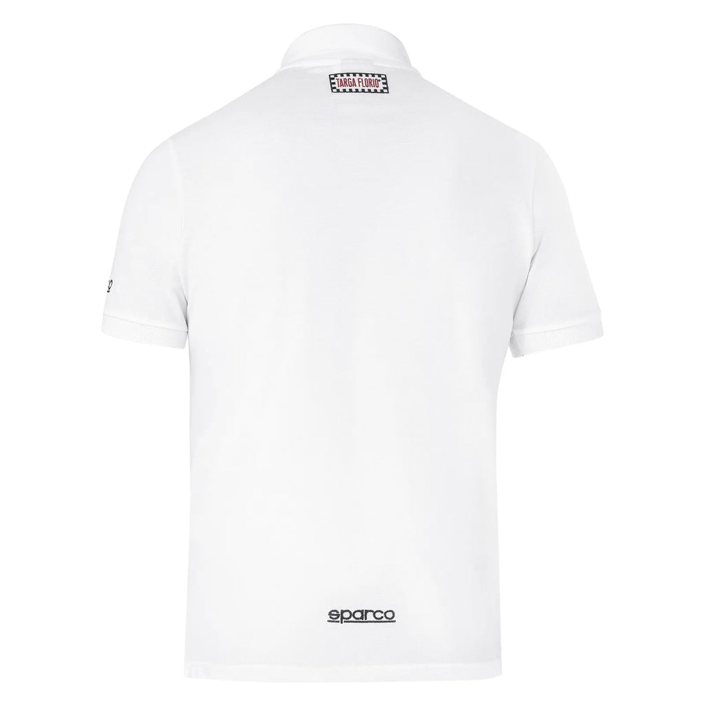 Polo Targa Florio #P2 Blanc-Sparco Fashion