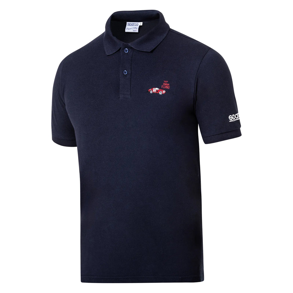 Polo Targa Florio #P2 Bleu-Sparco Fashion