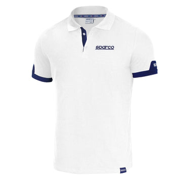 Sparco-Polo Corporate Blanc