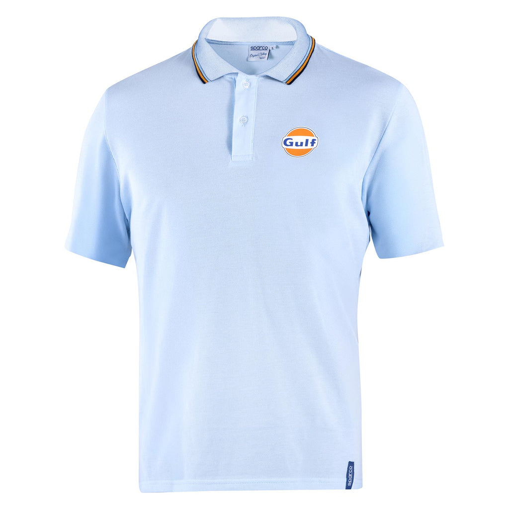 Sparco-Précommande - Polo Gulf Bleu Ciel