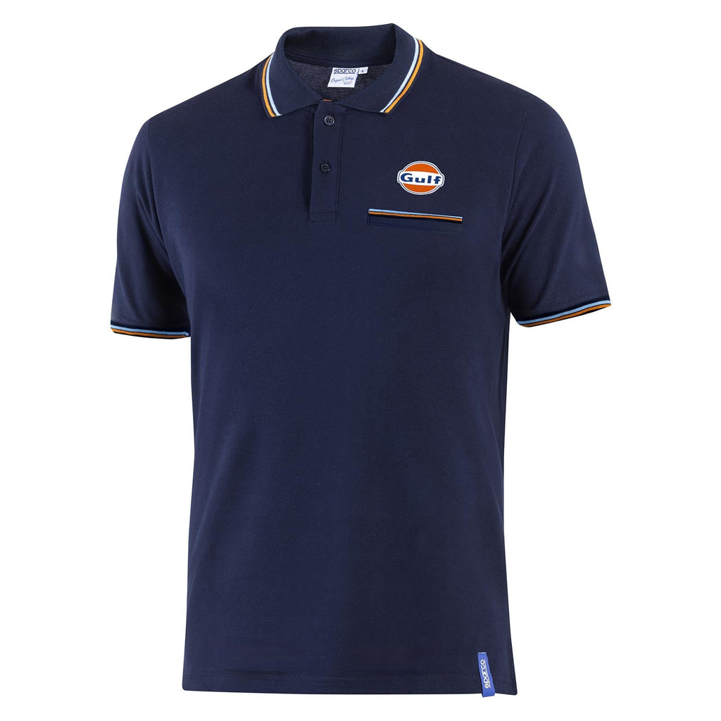 Sparco-Précommande - Polo Gulf Pocket Bleu Marine