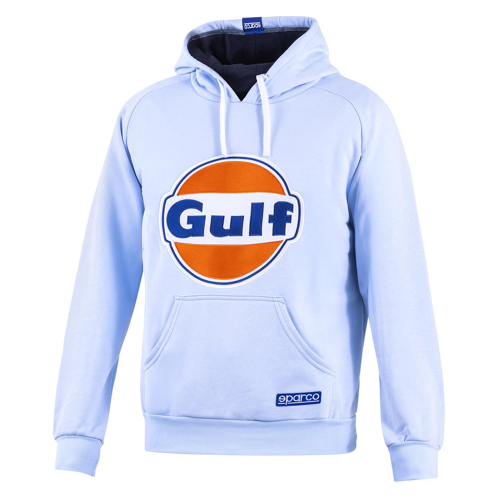 Sparco-Précommande - Sweat à Capuche Gulf Bleu Ciel