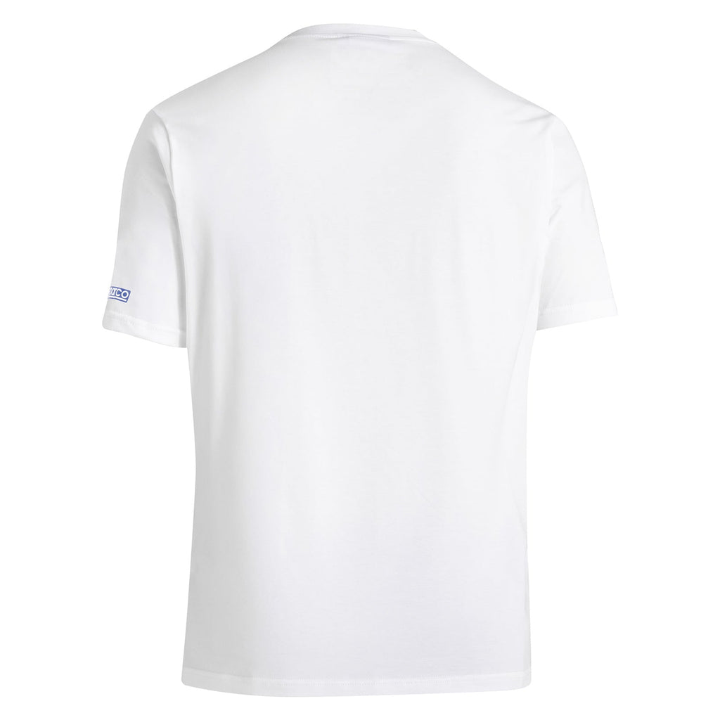 Sparco-Précommande - T-shirt Gulf Grand Logo Blanc