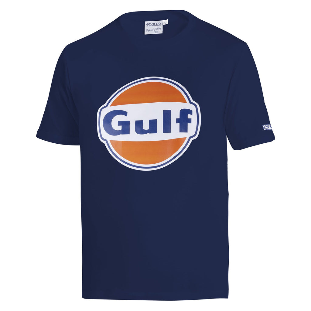 Sparco-Précommande - T-shirt Gulf Grand Logo Bleu Marine