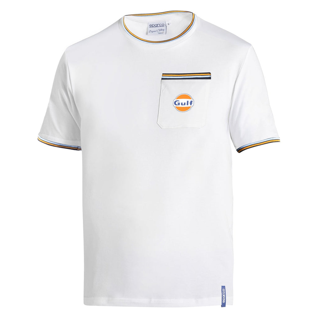 Sparco-Précommande - T-shirt Gulf Pocket Blanc