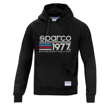 Sparco-Sweat à Capuche 1977 Noir