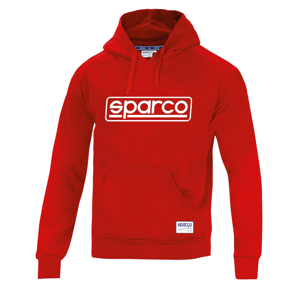 Sparco-Sweat à Capuche Frame Rouge