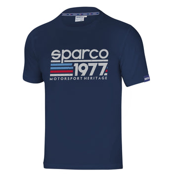 Sparco-T-shirt 1977 Bleu Marine