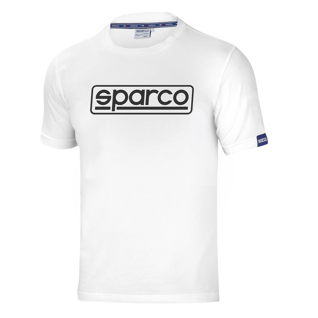 Sparco-T-shirt Frame Blanc