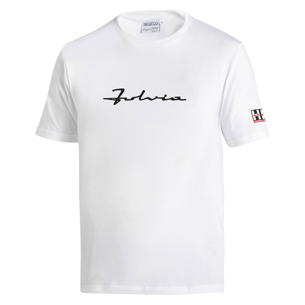 Sparco - Précommande - T-shirt Lancia HF Fulvia Logo Blanc