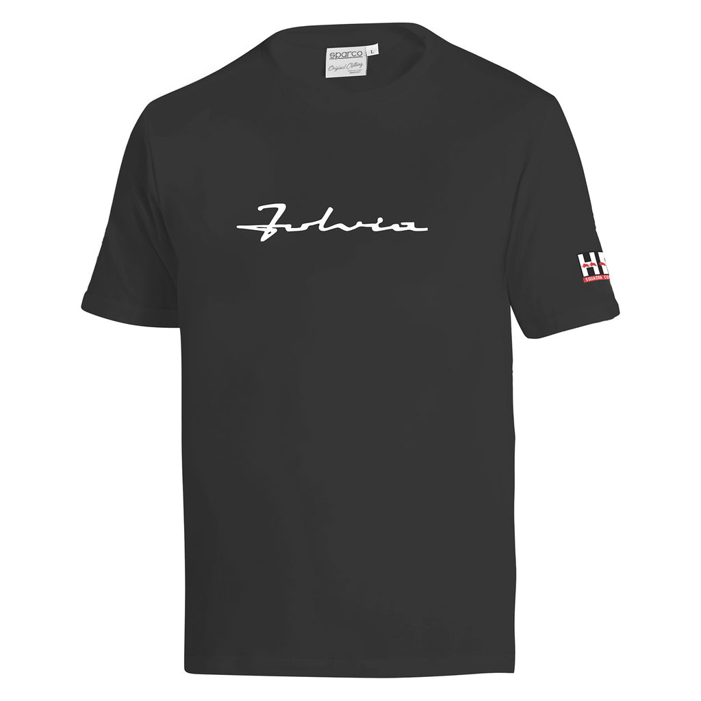 Sparco - Précommande - T-shirt Lancia HF Fulvia Logo Noir