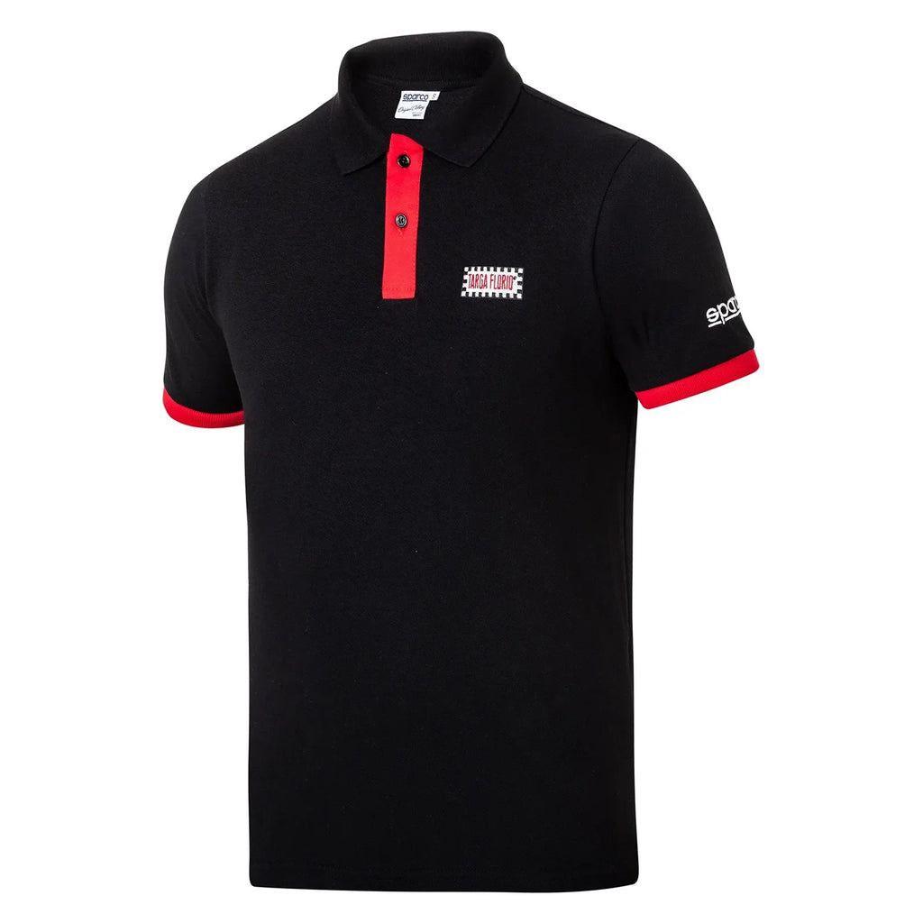 Polo Targa Florio #P1 Noir-Sparco Fashion