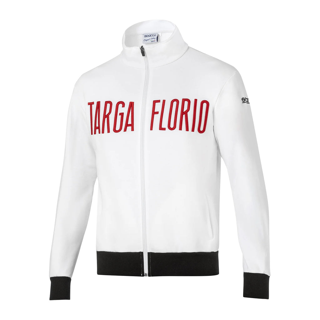 Sweat Zippé Targa Florio #F2 Blanc-Sparco Fashion