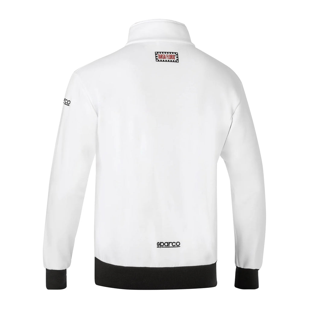 Sweat Zippé Targa Florio #AM3 Blanc-Sparco Fashion