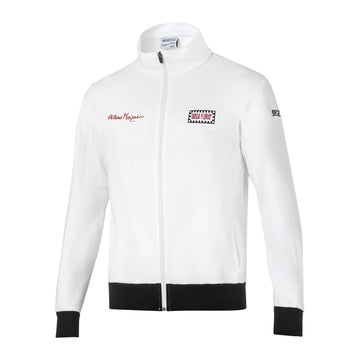 Sweat Zippé Targa Florio #AM3 Blanc-Sparco Fashion