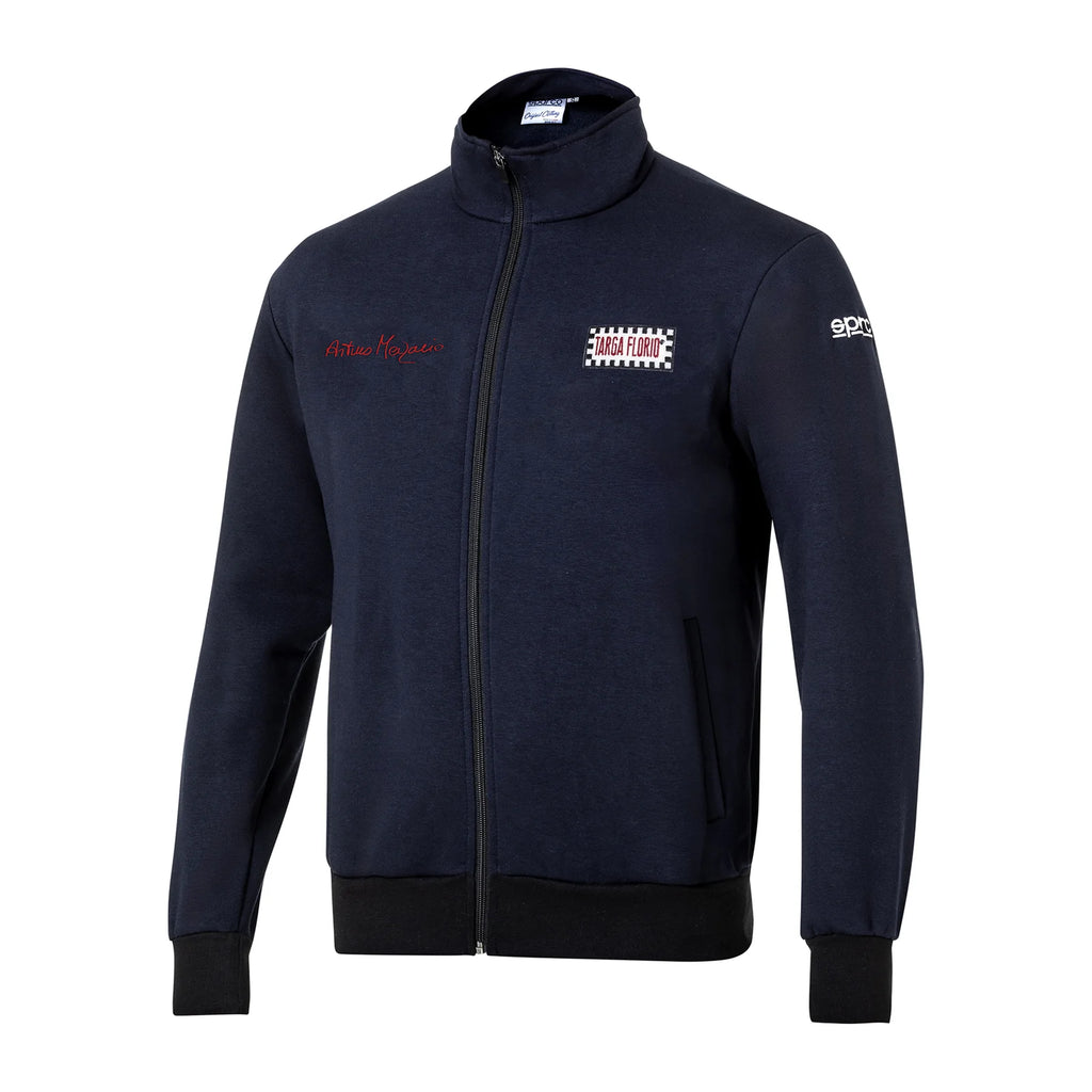 Sweat Zippé Targa Florio #AM3 Bleu-Sparco Fashion